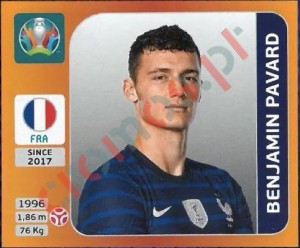 578 Benjamin Pavard – UEFA Euro 2020 Tournament Edition Panini