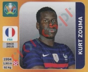 579x Kurt Zouma – UEFA Euro 2020 Tournament Edition Panini