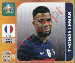 581x Thomas Lemar – UEFA Euro 2020 Tournament Edition Panini