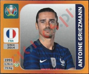 589 Antoine Griezmann – UEFA Euro 2020 Tournament Edition Panini
