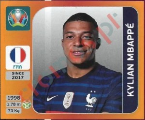 591 Kylian Mbappé – UEFA Euro 2020 Tournament Edition Panini