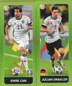 600 Emre Can / Julian Draxler – UEFA Euro 2020 Tournament Edition Panini