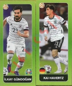 601 İlkay Gündoğan / Kai Havertz – UEFA Euro 2020 Tournament Edition Panini