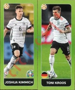 602 Joshua Kimmich / Toni Kroos – UEFA Euro 2020 Tournament Edition Panini