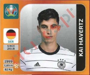 618 Kai Havertz – UEFA Euro 2020 Tournament Edition Panini