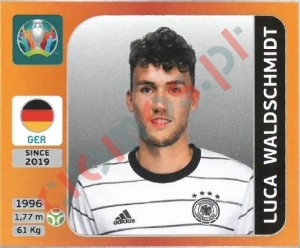 623 Luca Waldschmidt – UEFA Euro 2020 Tournament Edition Panini