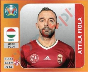 630 Attila Fiola – UEFA Euro 2020 Tournament Edition Panini