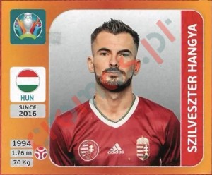 631 Szilveszter Hangya – UEFA Euro 2020 Tournament Edition Panini