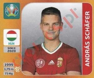 631x András Schäfer – UEFA Euro 2020 Tournament Edition Panini