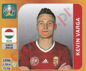 635x Kevin Varga – UEFA Euro 2020 Tournament Edition Panini