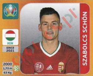 642x Szabolcs Schón – UEFA Euro 2020 Tournament Edition Panini