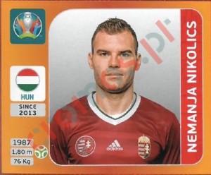 643 Nemanja Nikolic – UEFA Euro 2020 Tournament Edition Panini