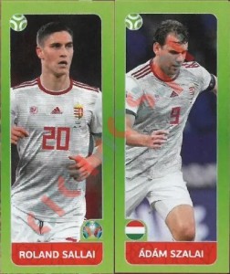 651 Roland Sallai / Ádám Szalai – UEFA Euro 2020 Tournament Edition Panini