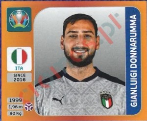12 Gianluigi Donnarumma – UEFA Euro 2020 Tournament Edition Panini