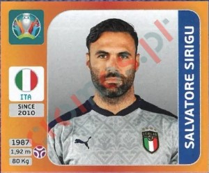 13 Salvatore Sirigu – UEFA Euro 2020 Tournament Edition Panini