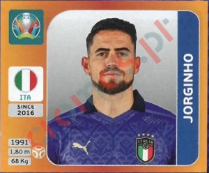 21 Jorginho – UEFA Euro 2020 Tournament Edition Panini