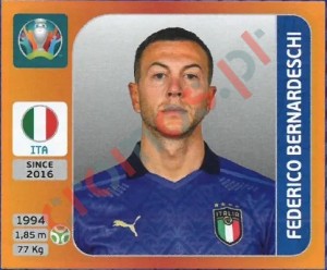 27 Federico Bernardeschi – UEFA Euro 2020 Tournament Edition Panini