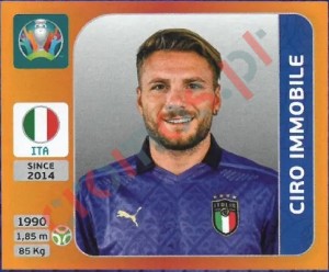 29 Ciro Immobile – UEFA Euro 2020 Tournament Edition Panini