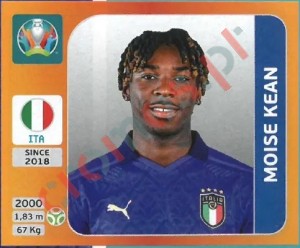 31 Moise Kean – UEFA Euro 2020 Tournament Edition Panini