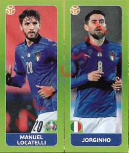 35 Manuel Locatelli / Jorginho – UEFA Euro 2020 Tournament Edition Panini