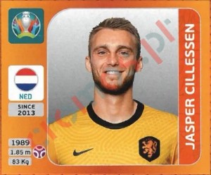 269 Jasper Cillessen – UEFA Euro 2020 Tournament Edition Panini