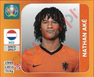 271 Nathan Ake – UEFA Euro 2020 Tournament Edition Panini