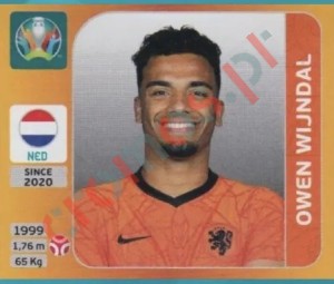 277x Owen Wijndal – UEFA Euro 2020 Tournament Edition Panini