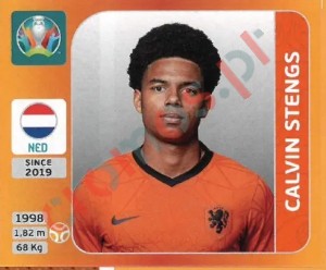 282 Calvin Stengs – UEFA Euro 2020 Tournament Edition Panini