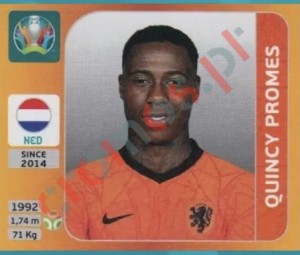 285x Quincy Promes – UEFA Euro 2020 Tournament Edition Panini