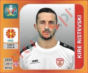 294 Kire Ristevski – UEFA Euro 2020 Tournament Edition Panini