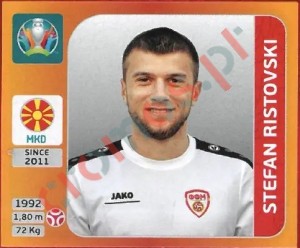 295 Stefan Ristovski – UEFA Euro 2020 Tournament Edition Panini