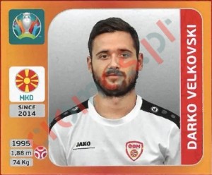 296 Darko Velkovski – UEFA Euro 2020 Tournament Edition Panini