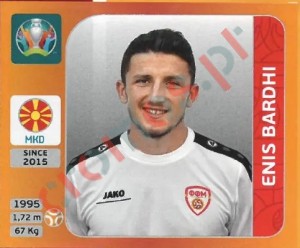 300 Enis Bardhi – UEFA Euro 2020 Tournament Edition Panini
