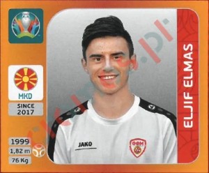 301 Eljif Elmas – UEFA Euro 2020 Tournament Edition Panini