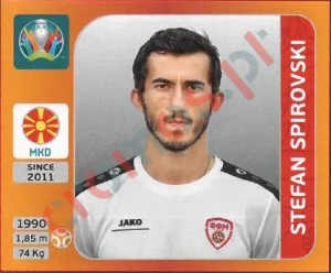 304 Stefan Spirovski – UEFA Euro 2020 Tournament Edition Panini