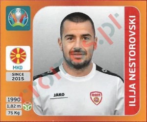 305 Ilija Nestorovski – UEFA Euro 2020 Tournament Edition Panini
