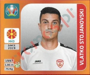 307 Vlatko Stojanovski – UEFA Euro 2020 Tournament Edition Panini