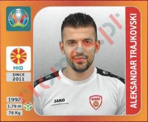 308 Aleksandar Trajkovski – UEFA Euro 2020 Tournament Edition Panini