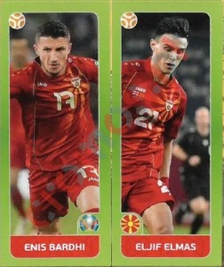 313 Enis Bardhi / Eljif Elmas – UEFA Euro 2020 Tournament Edition Panini