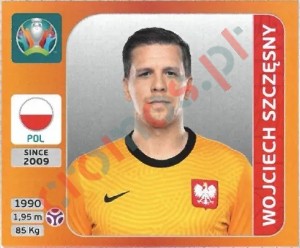 460 Wojciech Szczęsny – UEFA Euro 2020 Tournament Edition Panini