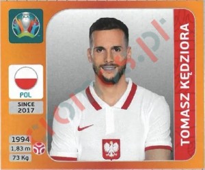 465 Tomasz Kędziora – UEFA Euro 2020 Tournament Edition Panini