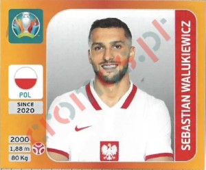 468 Sebastian Walukiewicz – UEFA Euro 2020 Tournament Edition Panini