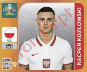 469x Kacper Kozlowski – UEFA Euro 2020 Tournament Edition Panini
