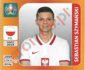 475 Sebastian Szymański – UEFA Euro 2020 Tournament Edition Panini