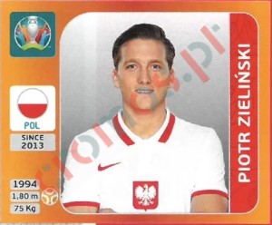 476 Piotr Zieliński – UEFA Euro 2020 Tournament Edition Panini