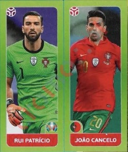 652 Rui Patrício / João Cancelo – UEFA Euro 2020 Tournament Edition Panini
