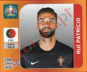 659 Rui Patrício – UEFA Euro 2020 Tournament Edition Panini