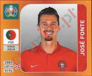 662 José Fonte – UEFA Euro 2020 Tournament Edition Panini