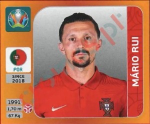 663 Mário Rui – UEFA Euro 2020 Tournament Edition Panini