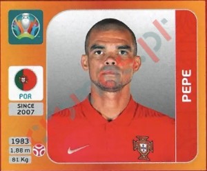665 Pepe – UEFA Euro 2020 Tournament Edition Panini